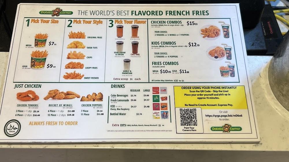 Potato Corner - Northridge Menu image 2